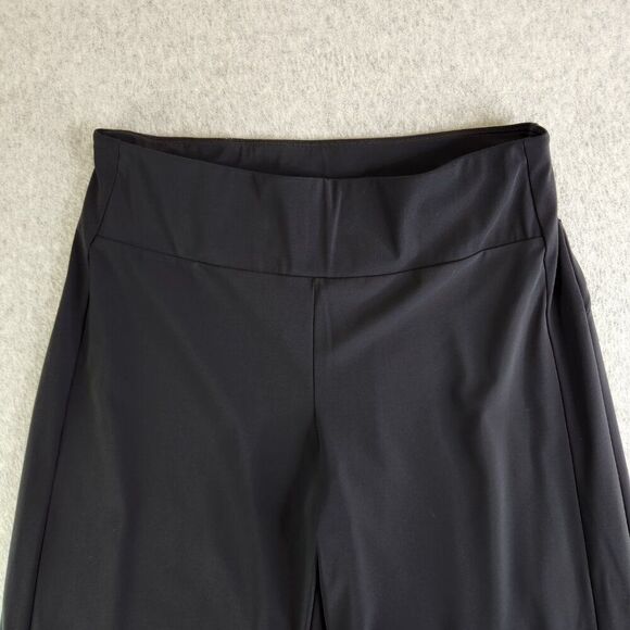 Athleta Pants Womens XL Black Meridian Wide Leg Luna Fabric Work Travel Commute - Picture 2 of 14